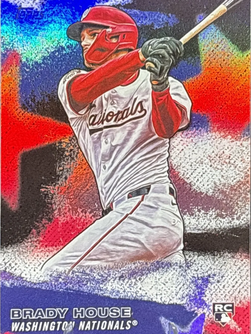 Topps Washington Nationals Brady House Rookie Baseball Card -Stars Of MLB